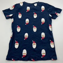 Load image into Gallery viewer, Boys Anko, navy cotton Christmas t-shirt / top, EUC, size 7,  