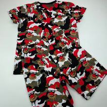 Load image into Gallery viewer, Boys Next, CHristmas cotton pyjama top &amp; shorts, GUC, size 8,  