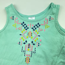 Load image into Gallery viewer, Girls Target, embroidered cotton singlet / tank top, EUC, size 2,  
