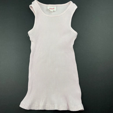 Girls Seed, ribbed stretchy singlet top, FUC, size 4,  