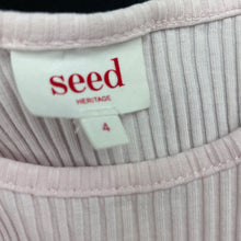 Load image into Gallery viewer, Girls Seed, ribbed stretchy singlet top, FUC, size 4,  
