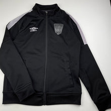 Load image into Gallery viewer, Boys Umbro, black zip up track top, FUC, size 12,  