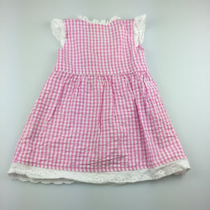 Girls JoJo Maman Bebe, lightweight cotton wrap-over dress, GUC, size 1