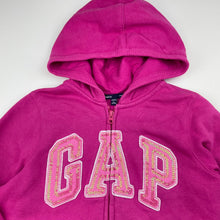 Load image into Gallery viewer, Girls GAP, fleece lined zip hoodie sweater, GUC, size 14-16,  