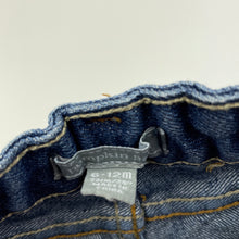 Load image into Gallery viewer, Boys Pumpkin Patch, blue denim shorts, adjustable, FUC, size 0,  