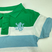 Load image into Gallery viewer, Boys Cotton On, striped cotton polo shirt top, EUC, size 7,  