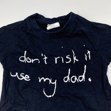 Load image into Gallery viewer, Boys Reece, navy cotton t-shirt / top, GUC, size 2-3,  