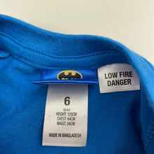 Load image into Gallery viewer, Boys DC Comics, Batman cotton pyjama t-shirt / top, EUC, size 6,  