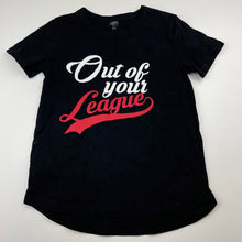 Load image into Gallery viewer, Boys CB, black cotton t-shirt / top, EUC, size 6,  