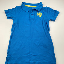 Load image into Gallery viewer, Boys Cotton On, blue cotton polo shirt top, EUC, size 7,  