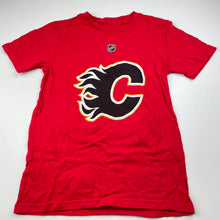 Load image into Gallery viewer, Boys NHL, Calgary Flames, Gaudreau cotton t-shirt / top, GUC, size 8,  