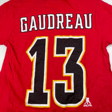 Load image into Gallery viewer, Boys NHL, Calgary Flames, Gaudreau cotton t-shirt / top, GUC, size 8,  