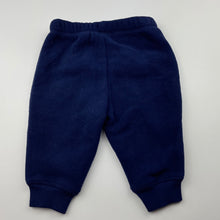 Load image into Gallery viewer, unisex Tiny Little Wonders, navy fleece pants / bottoms, elasticated, EUC, size 00,  