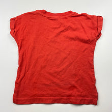 Load image into Gallery viewer, Girls Baby Berry, orange cotton t-shirt / top, GUC, size 0,  