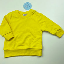 Load image into Gallery viewer, unisex Baby By Lowes, yellow lightweight sweater / top, NEW, size 000,  
