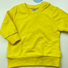 Load image into Gallery viewer, unisex Baby By Lowes, yellow lightweight sweater / top, NEW, size 000,  