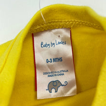 Load image into Gallery viewer, unisex Baby By Lowes, yellow lightweight sweater / top, NEW, size 000,  