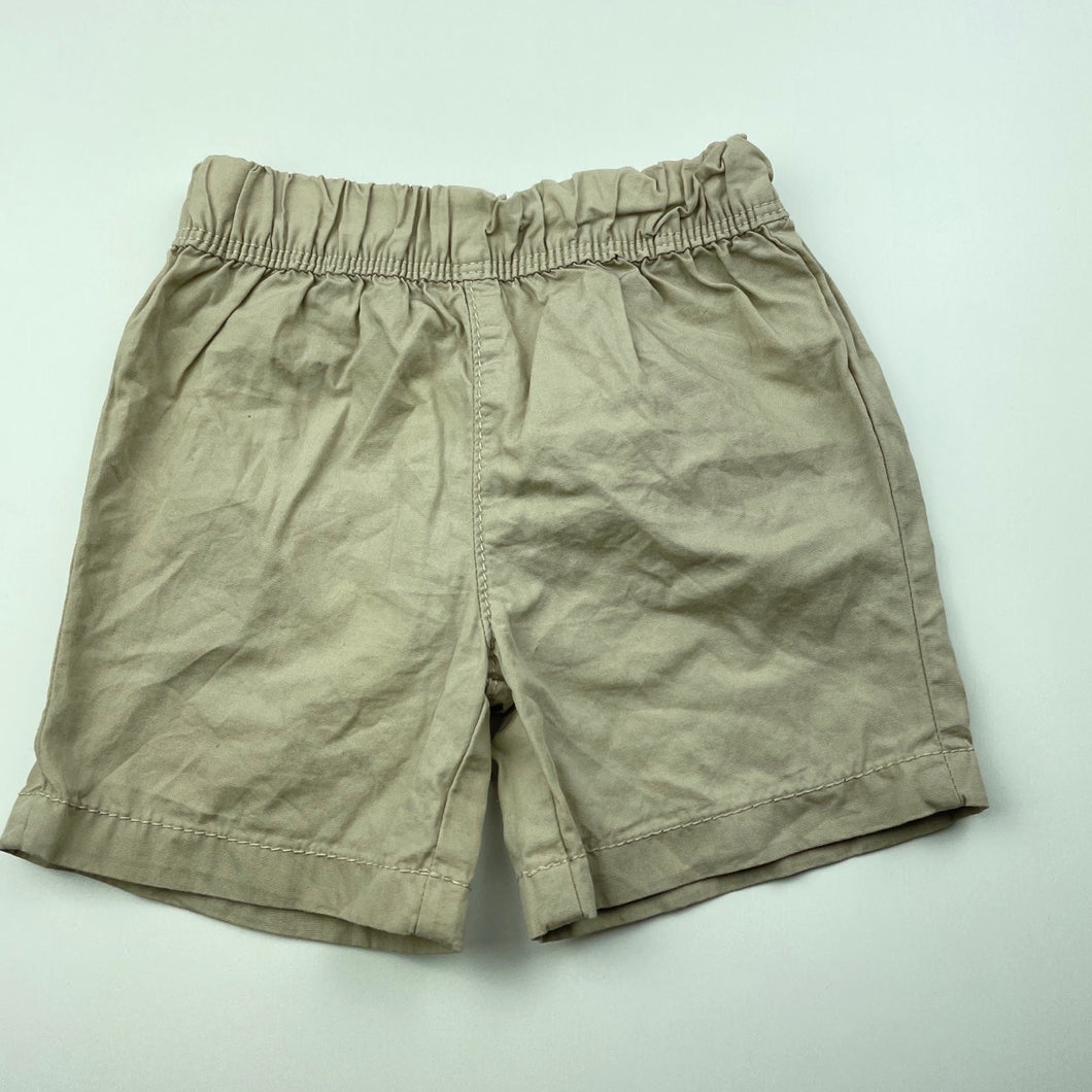 Boys Dymples, lightweight cotton shorts, elasticated, EUC, size 00,  