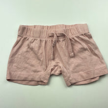 Load image into Gallery viewer, Girls Anko, pink lightweight cotton shorts, elasticated, EUC, size 00,  