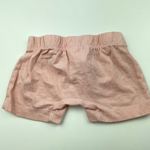 Load image into Gallery viewer, Girls Anko, pink lightweight cotton shorts, elasticated, EUC, size 00,  