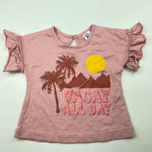 Load image into Gallery viewer, Girls Baby Berry, pink cotton t-shirt / top, GUC, size 0,  