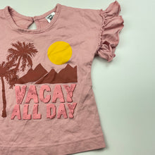 Load image into Gallery viewer, Girls Baby Berry, pink cotton t-shirt / top, GUC, size 0,  