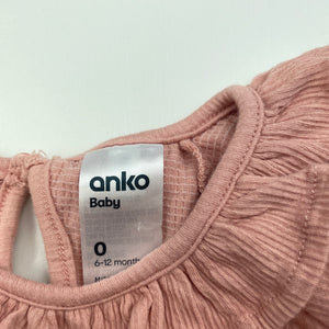 Girls Anko, stretchy lightweight long sleeve top, GUC, size 0,  
