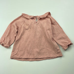 Girls Anko, stretchy lightweight long sleeve top, GUC, size 0,  