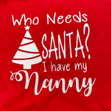 Load image into Gallery viewer, unisex Laughing Giraffe, red cotton Christmas bodysuit / romper, GUC, size 0,  