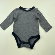 Load image into Gallery viewer, unisex Target, navy organic cotton bodysuit / romper, EUC, size 00,  