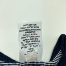 Load image into Gallery viewer, unisex Target, navy organic cotton bodysuit / romper, EUC, size 00,  