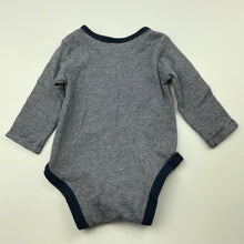 Load image into Gallery viewer, unisex Target, navy organic cotton bodysuit / romper, EUC, size 00,  