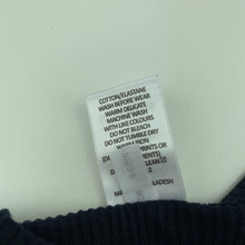 Load image into Gallery viewer, Boys Target, navy ribbed long sleeve henley top, EUC, size 1,  
