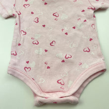 Load image into Gallery viewer, Girls Tiny Little Wonders, pink cotton bodysuit / romper, GUC, size 0000,  