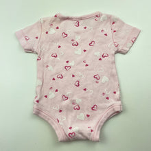 Load image into Gallery viewer, Girls Tiny Little Wonders, pink cotton bodysuit / romper, GUC, size 0000,  