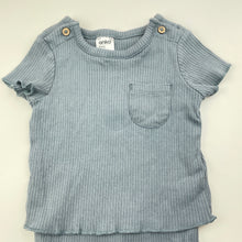 Load image into Gallery viewer, Boys Anko, ribbed stretchy romper, GUC, size 0,  