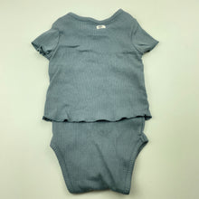 Load image into Gallery viewer, Boys Anko, ribbed stretchy romper, GUC, size 0,  