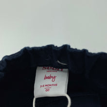 Load image into Gallery viewer, Boys Seed, navy stretchy cotton casual pants, elasticated, NEW, size 00,  