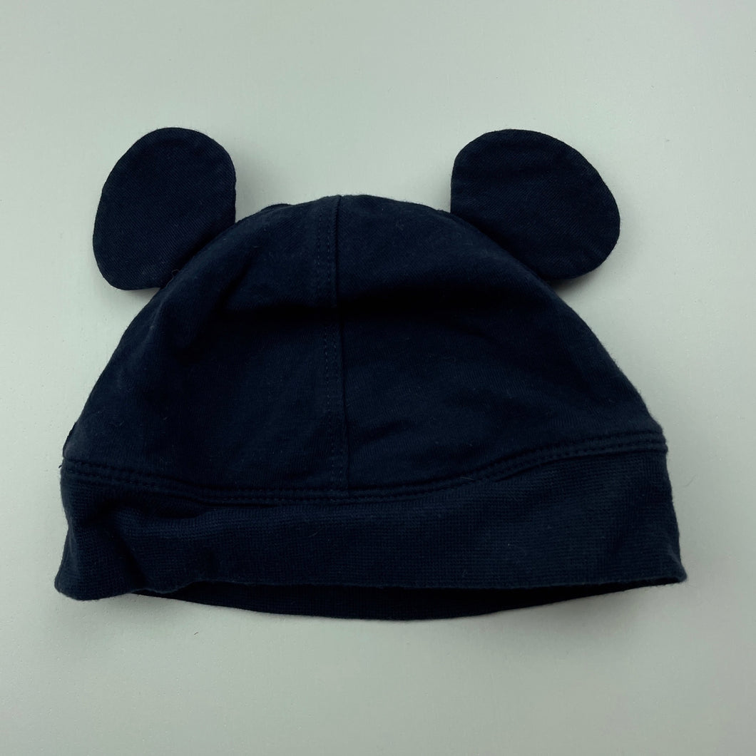 Boys Disney, navy hat / beanie, GUC, size 00,  