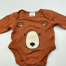 Load image into Gallery viewer, unisex Baby Berry, cotton bodysuit / romper, bear, GUC, size 0000,  