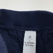Load image into Gallery viewer, Boys Target, navy cotton chino pants, elasticated, EUC, size 0,  