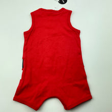 Load image into Gallery viewer, unisex Dymples, cotton Christmas Santa romper, NEW, size 000,  
