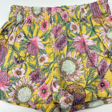 Load image into Gallery viewer, Girls Dymples, lightweight floral cotton shorts, elasticated, GUC, size 1,  