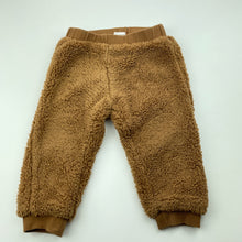 Load image into Gallery viewer, unisex H&amp;M, cotton lined fleece pants / bottoms, elasticated, GUC, size 1,  