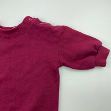 Load image into Gallery viewer, unisex Baby Berry, fleece lined winter romper, EUC, size 0,  