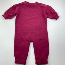 Load image into Gallery viewer, unisex Baby Berry, fleece lined winter romper, EUC, size 0,  
