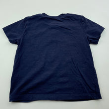 Load image into Gallery viewer, Boys KID, navy organic cotton t-shirt / top, GUC, size 1,  