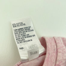 Load image into Gallery viewer, Girls Anko, pink marle long sleeve top, rainbow, EUC, size 00,  