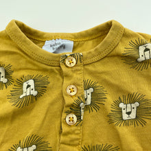 Load image into Gallery viewer, Boys Baby Berry, cotton long sleeve henley top, lions, FUC, size 0,  