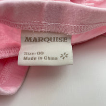 Load image into Gallery viewer, Girls Marquise, pink cotton ruffle bloomer / nappy cover, EUC, size 00,  